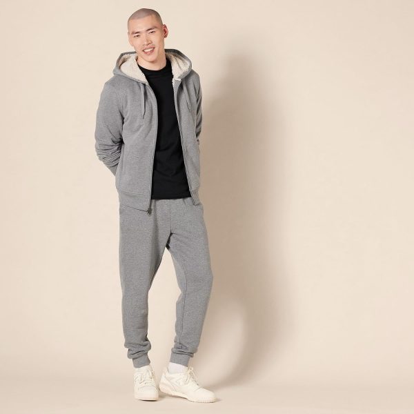 Hoodie For Men, Sherpa-Lined Full-Zip Fleece Sweatshirt - Image 4