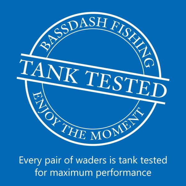 BASSDASH Men’s Breathable Chest and Waist Convertible Waders for Fishing Hunting, Stocking Foot and Boot Foot Waders - Image 6