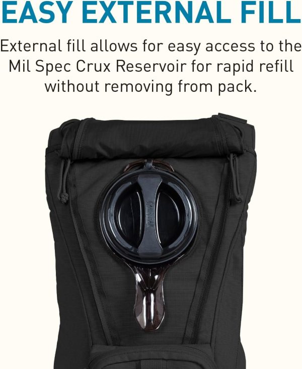CamelBak Ambush Tactical Hydration Backpack with 100oz/3L Mil Spec Crux Reservoir Bladder - MOLLE - Image 4