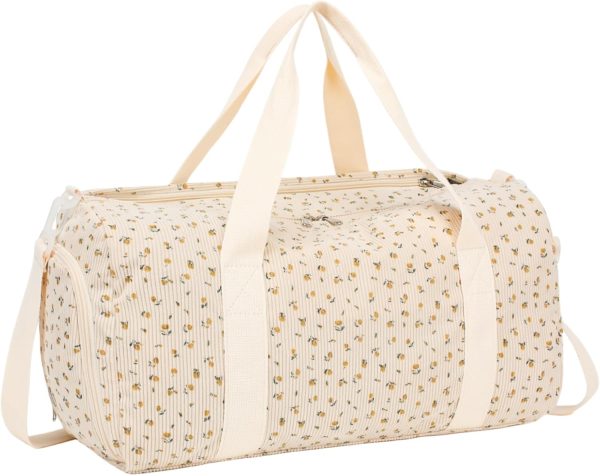 Duffle Bag for Gym Sports Women Girls Workout Travel Bag Weekender with Shoe Compartment and Wet Pocket