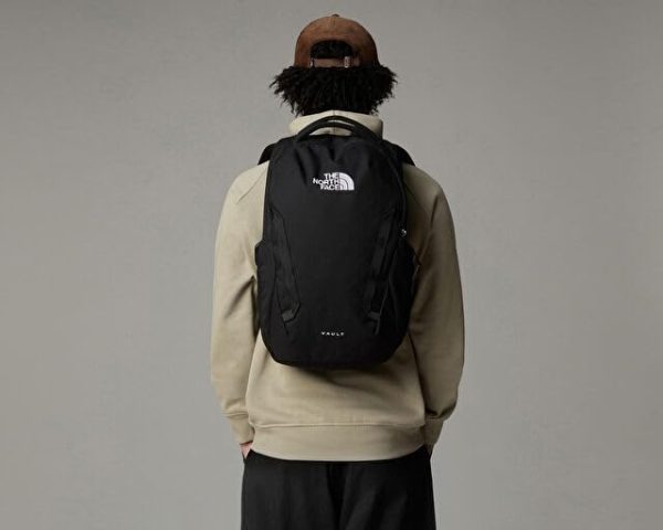 THE NORTH FACE Vault Everyday Laptop Backpack | Commuter Travel Bag with Water-Repellent Finish, Spacious Main Compartment, TNF Black-NPF, One Size - Image 2