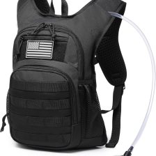 wotony Hydration Backpack with Water Bladder for Hiking Tactical Hydration Pack for Men Women Molle Water Backpack for Hiking